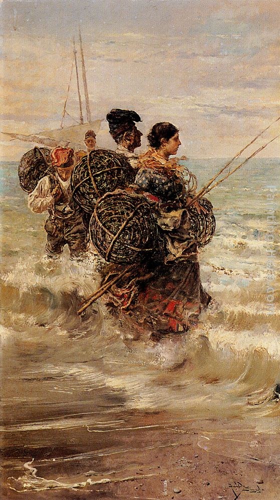 Salvador Sanchez Barbudo Pecheurs De Sinigaglia